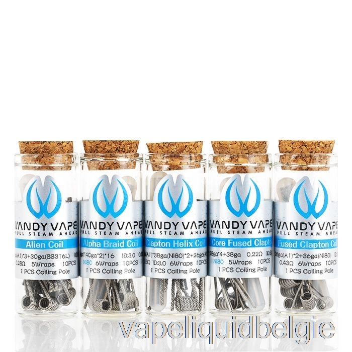 Vape Vloeistof Vandy Vape Prestaties Vooraf Gebouwde Spoelen 0.4ohm Ni80 24ga Spoel